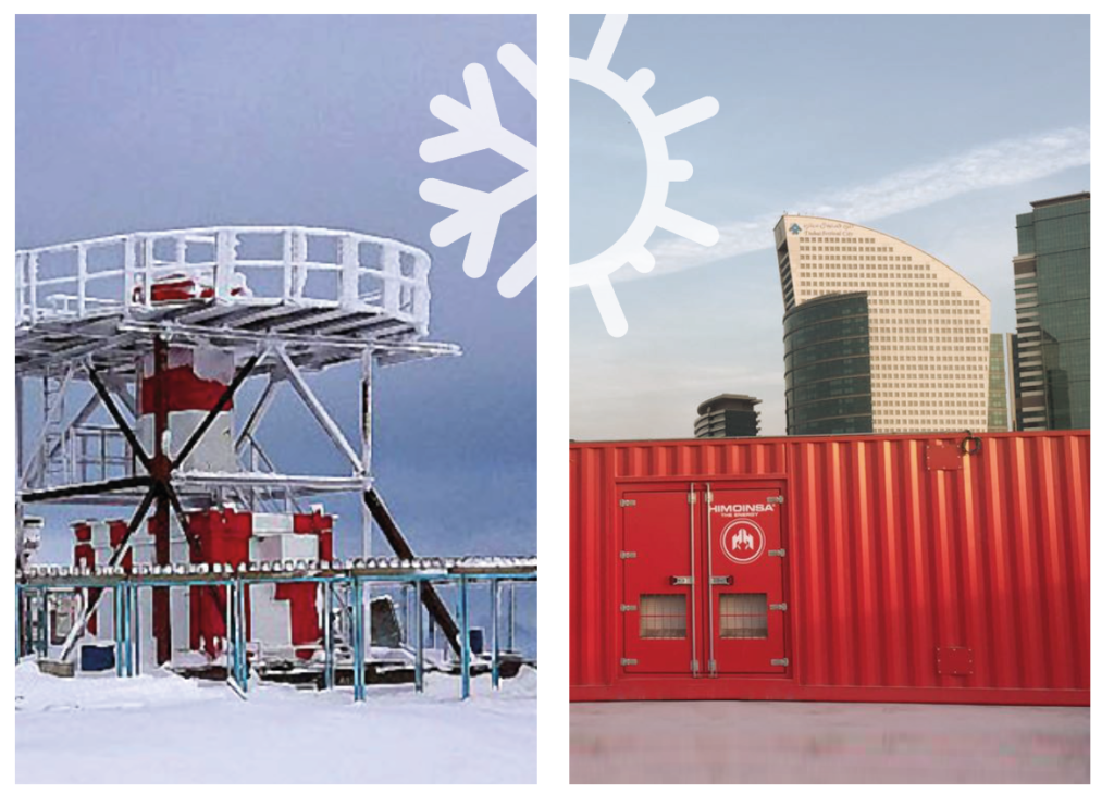Gensets and extreme climates